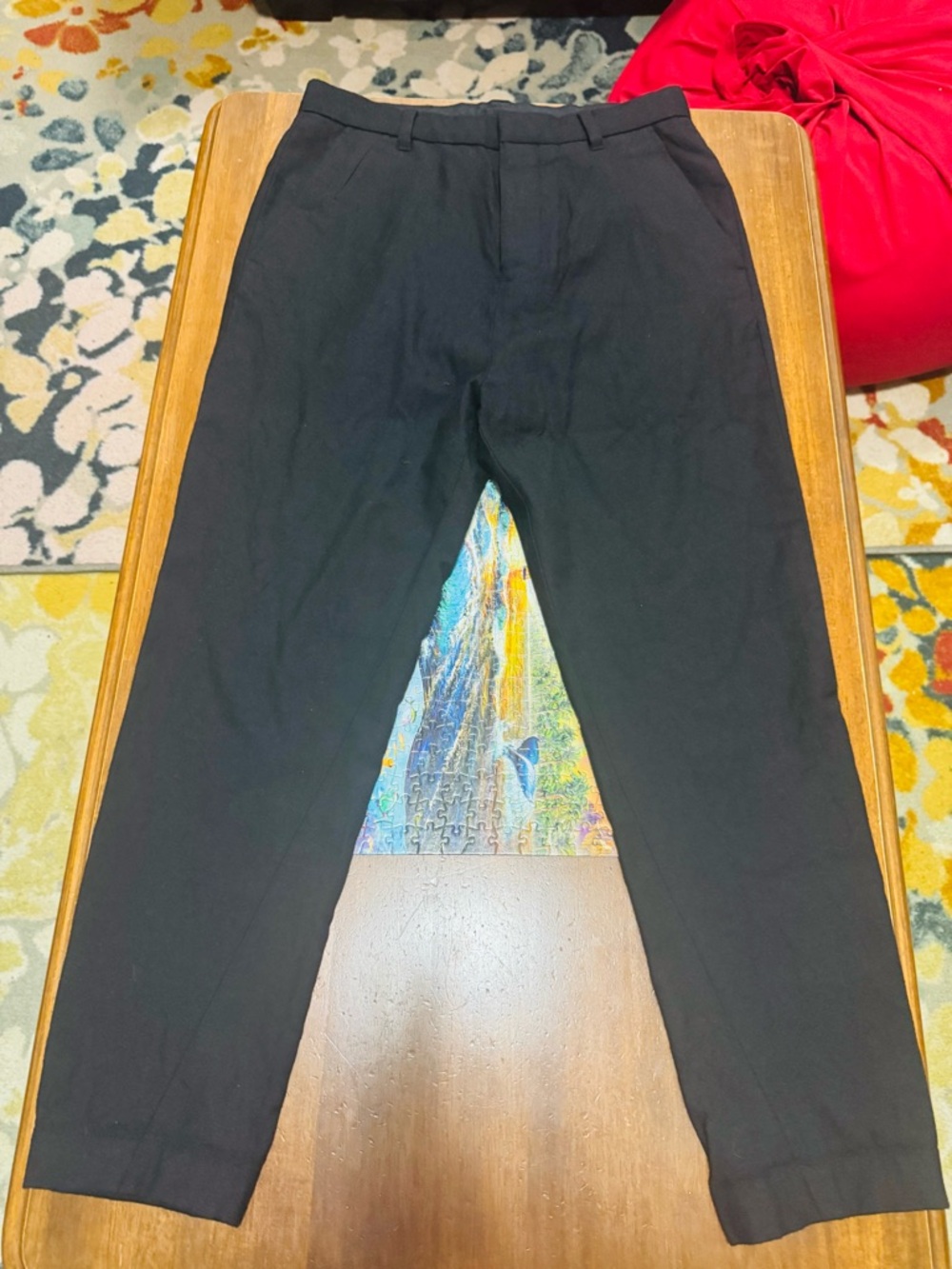 AllSaints Black Chinos - Slim Tapered Fit